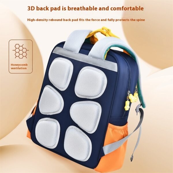 children school bag ergonomic spine protection backpack kids