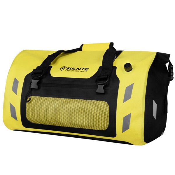 SULAITE 50L Waterproof Motorcycle Tail Bag – PVC Motor Saddle Luggage, High Capacity Travel Bag for Bikes 19 | PLANETKRON motorcycle saddle bag 50L