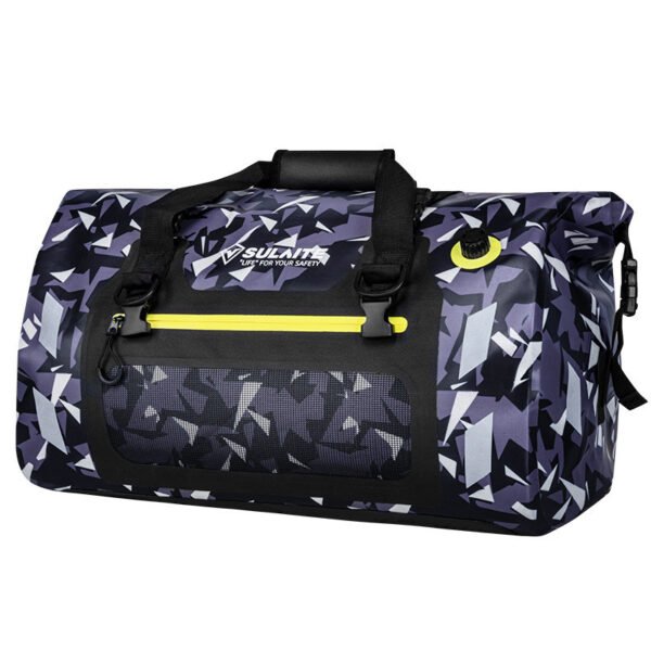 SULAITE 50L Waterproof Motorcycle Tail Bag – PVC Motor Saddle Luggage, High Capacity Travel Bag for Bikes 21 | PLANETKRON bike luggage bag waterproof