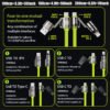 4 in 1 fast charging cable usb a type c lightning multi charger