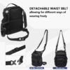cycling leg bag for men mobile pouch waterproof design