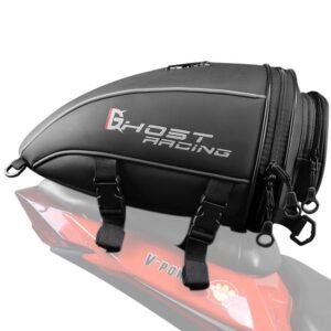 ghost racing motorcycle tail bag waterproof 10l storage