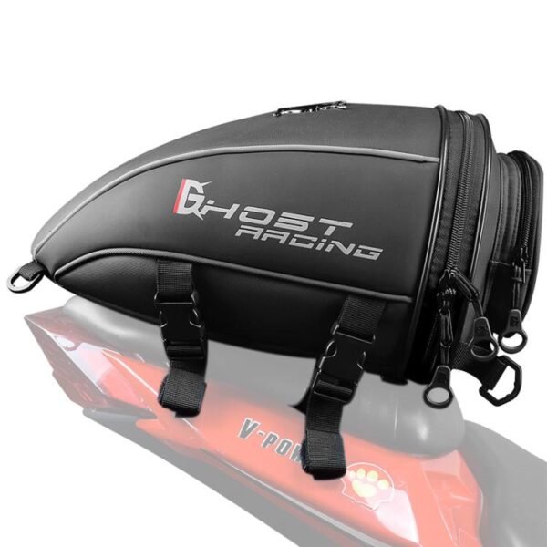 ghost racing motorcycle tail bag waterproof 10l storage