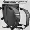 ghost racing rear seat bag black pu leather design