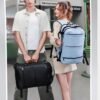 large capacity men backpack vacuum storage layered design