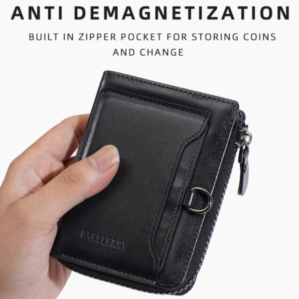 baellerry wallet with zipper coin pocket and card slots
