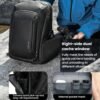dslr camera backpack with quick access side opening