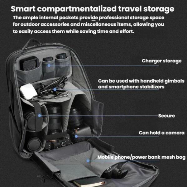 bange camera bag with dual side access for photographers