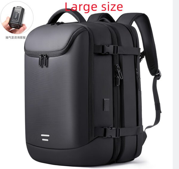 Tangcool Vacuum Compression Backpack for Men – Expandable Travel Laptop Bag, Large Capacity Business Backpack 30 | PLANETKRON men laptop backpack expandable design tangcool