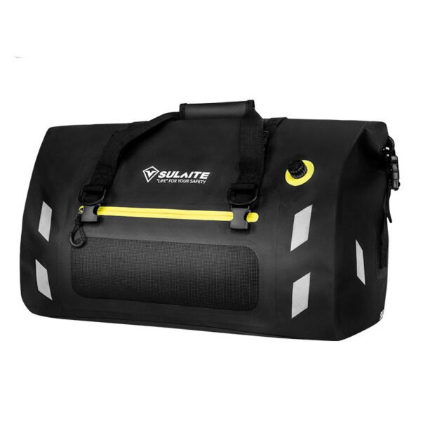 SULAITE 50L Waterproof Motorcycle Tail Bag – PVC Motor Saddle Luggage, High Capacity Travel Bag for Bikes 20 | PLANETKRON motorbike tail storage bag