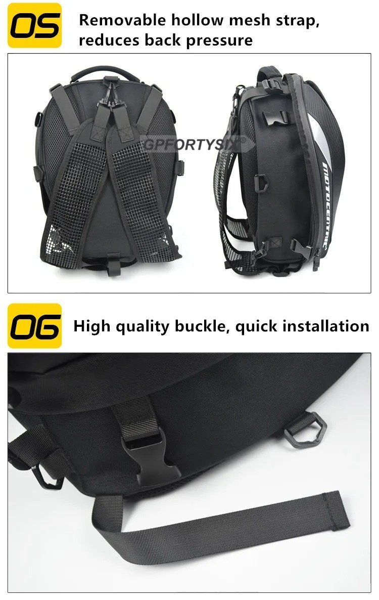 motocentric motorcycle luggage bag backpack