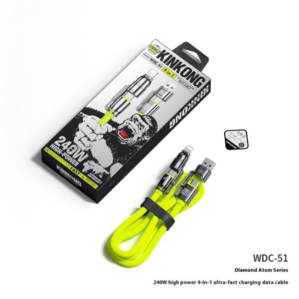 4-in-1 Fast Charging Cable – USB-A/Type-C to Lightning & Micro USB Multi Charging Cord (High Power Quick Charge) 29 | PLANETKRON 4 in 1 universal charger cord for mobile devices