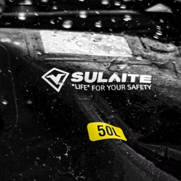 SULAITE 50L Waterproof Motorcycle Tail Bag – PVC Motor Saddle Luggage, High Capacity Travel Bag for Bikes 17 | PLANETKRON bike luggage bag waterproof